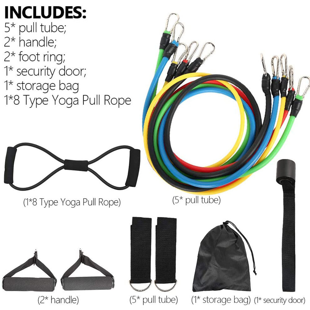 Fun Resistance Bands Set for Full-Body Workouts!