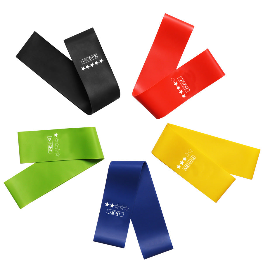 Resistance bands set for easy, everyday leg and booty workouts