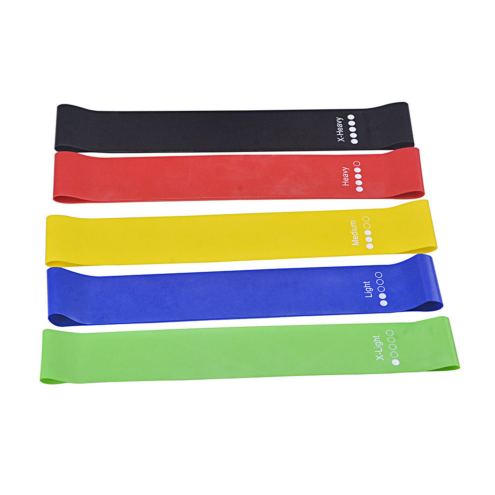 Resistance bands set for easy, everyday leg and booty workouts